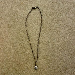 C initial necklace!